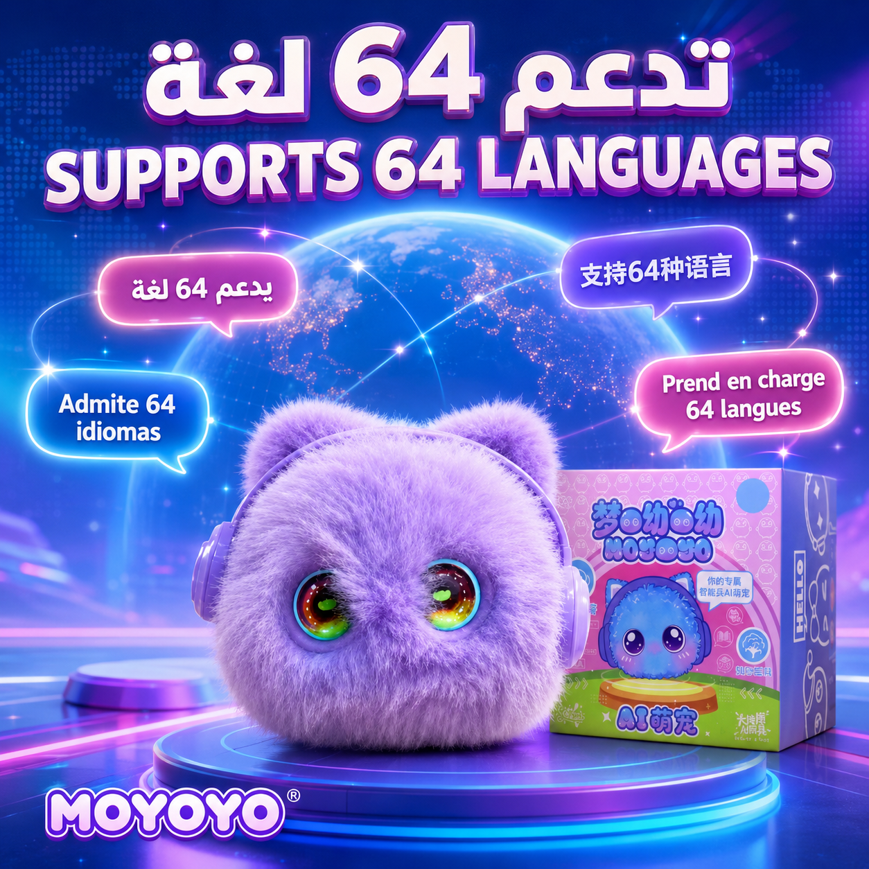 مايويو تدعم 64 لغة